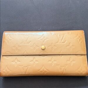 Louis Vuitton Monogrammed Brown Leather Wallet
